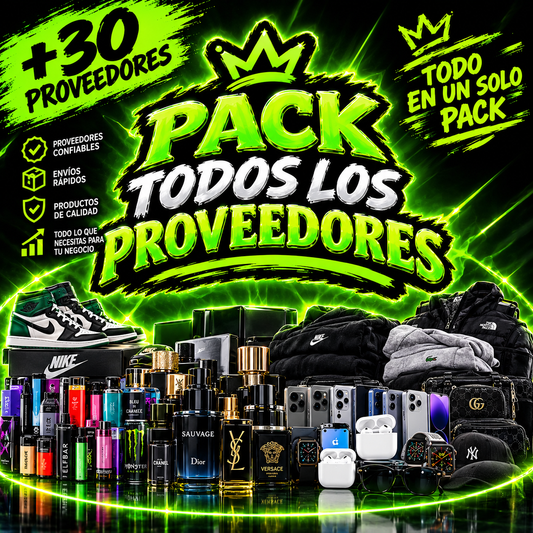 Pack +30 Proveedores